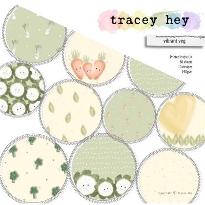 Tracey Hey Paper Pad - Vibrant Veg